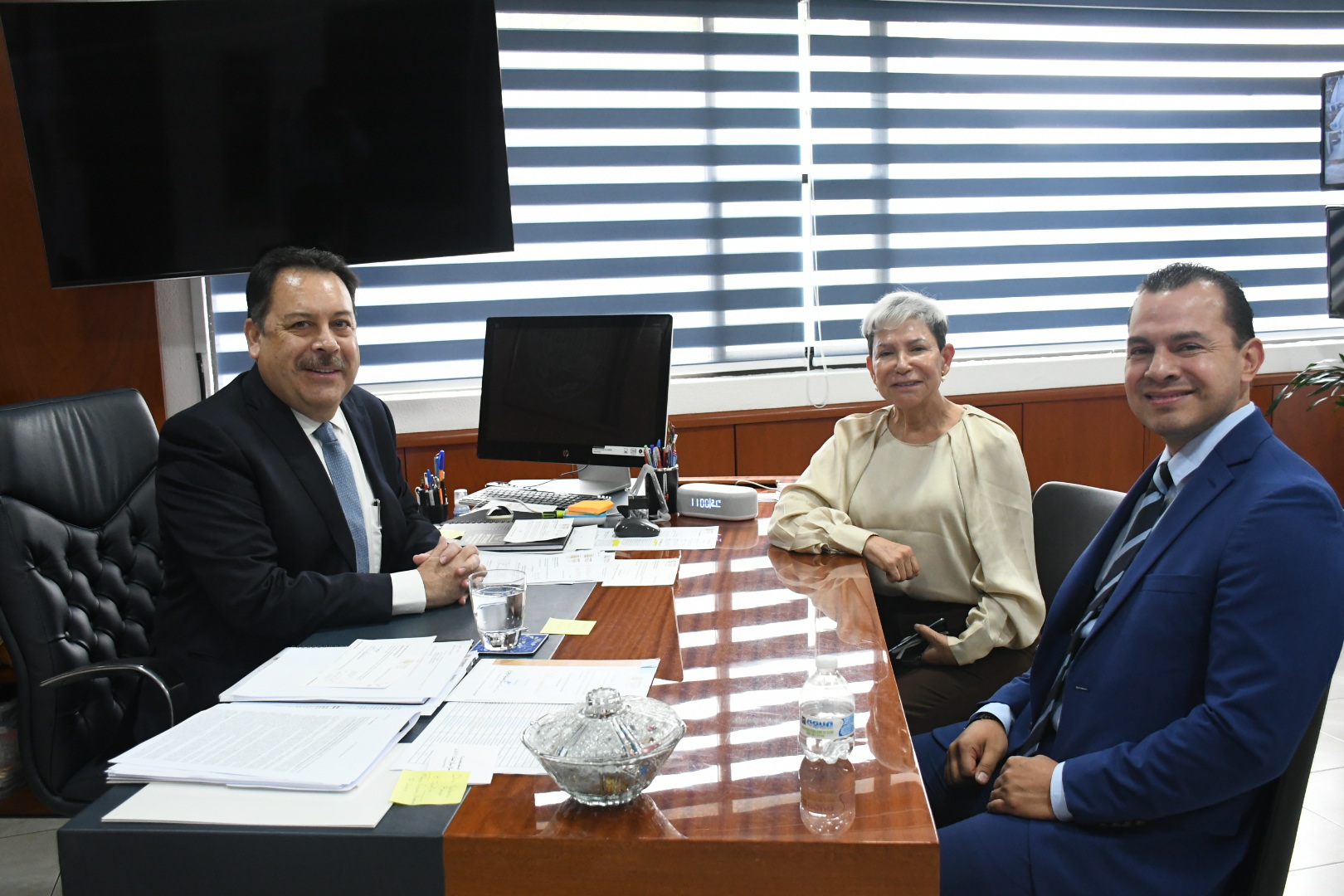Visita de representantes de la FSTSE en Baja California 