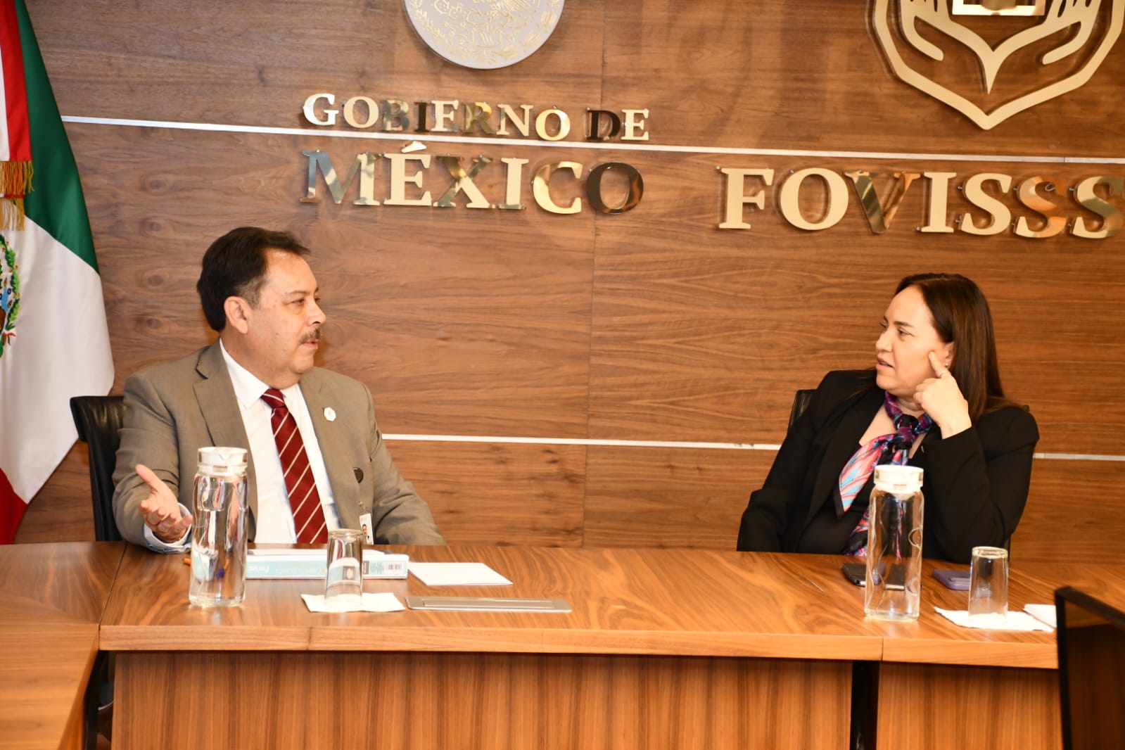 Acuerdo con la Mtra. Jabnely Maldonado Meza, Vocal Ejecutiva del FOVISSSTE