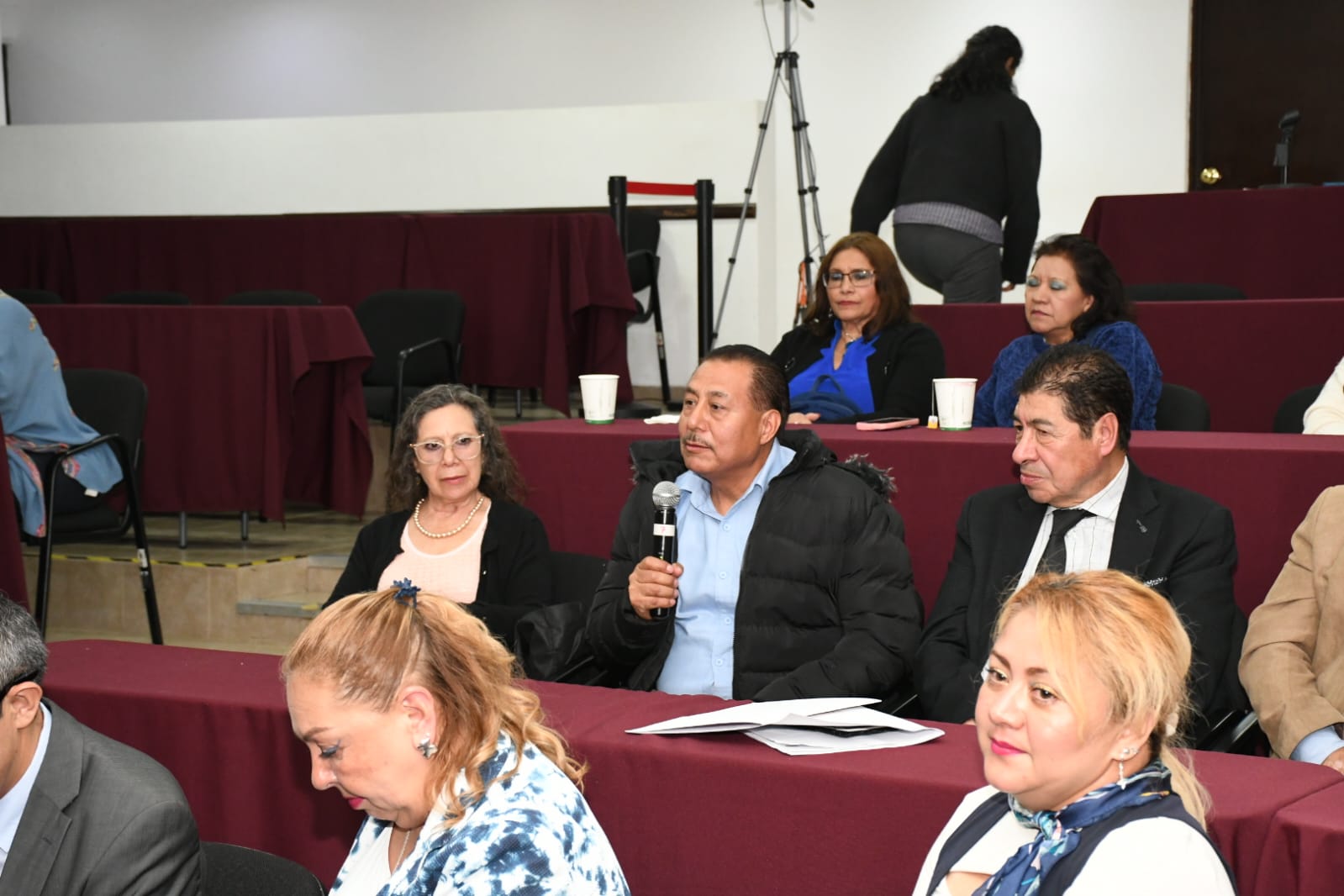 Visita de compañeras y compañeros de la Sección XLII, FOVISSSTE