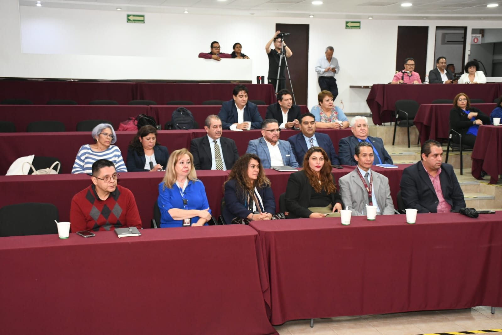 Visita de compañeras y compañeros de la Sección XLII, FOVISSSTE