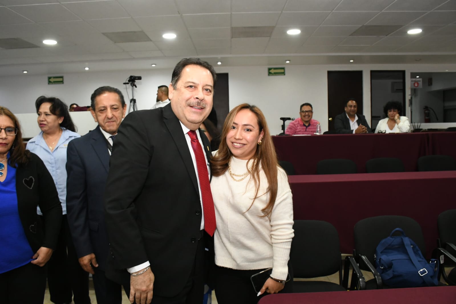 Visita de compañeras y compañeros de la Sección XLII, FOVISSSTE