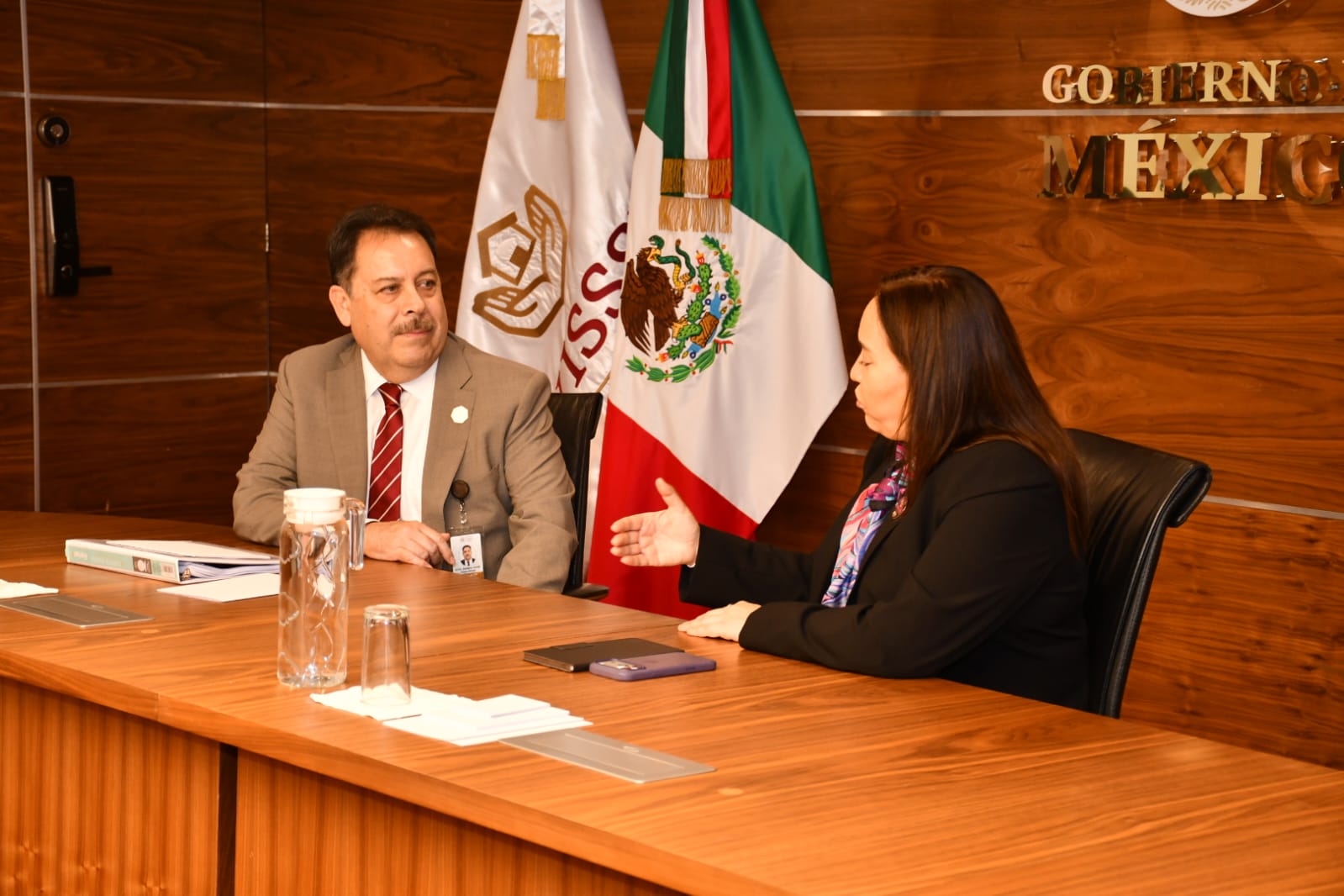 Acuerdo con la Mtra. Jabnely Maldonado Meza, Vocal Ejecutiva del FOVISSSTE
