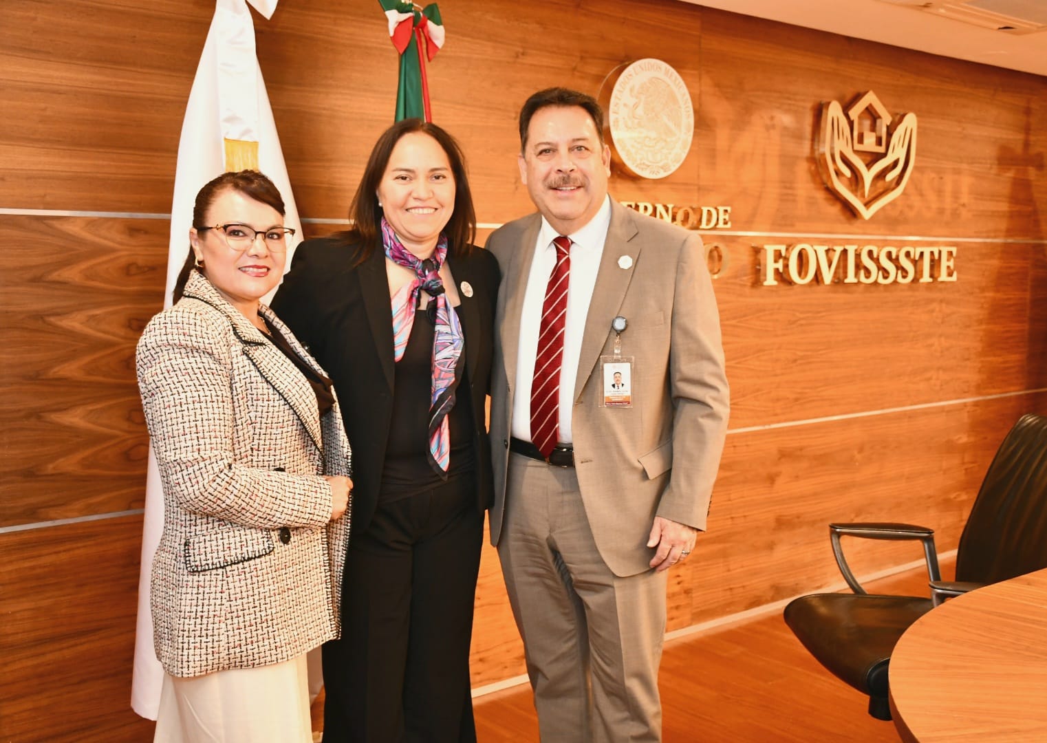 Acuerdo con la Mtra. Jabnely Maldonado Meza, Vocal Ejecutiva del FOVISSSTE
