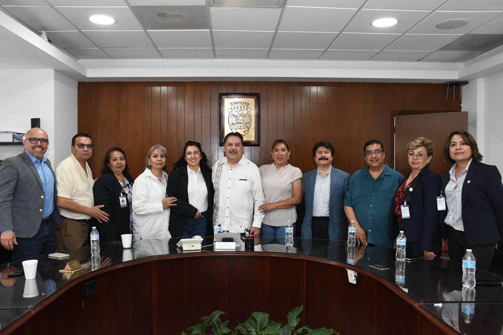Visita de compañeras y compañeros dela Sección XVIII, Hidalgo
