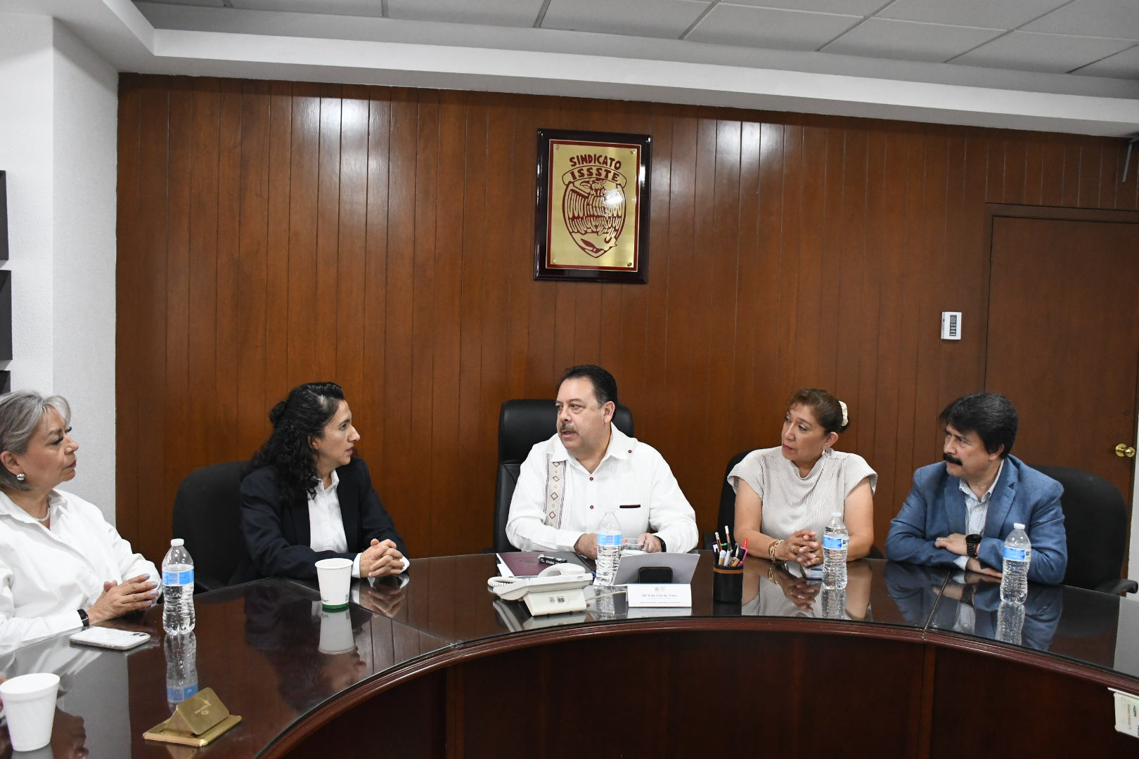 Visita de compañeras y compañeros dela Sección XVIII, Hidalgo