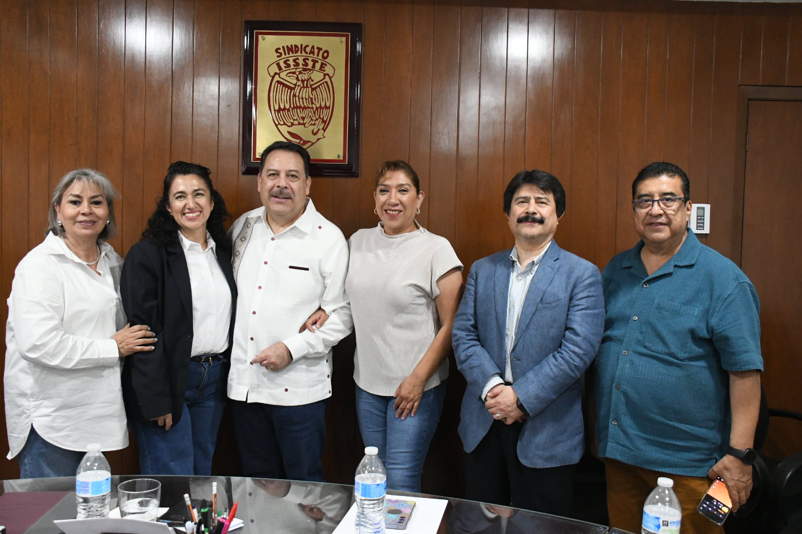 Visita de compañeras y compañeros dela Sección XVIII, Hidalgo