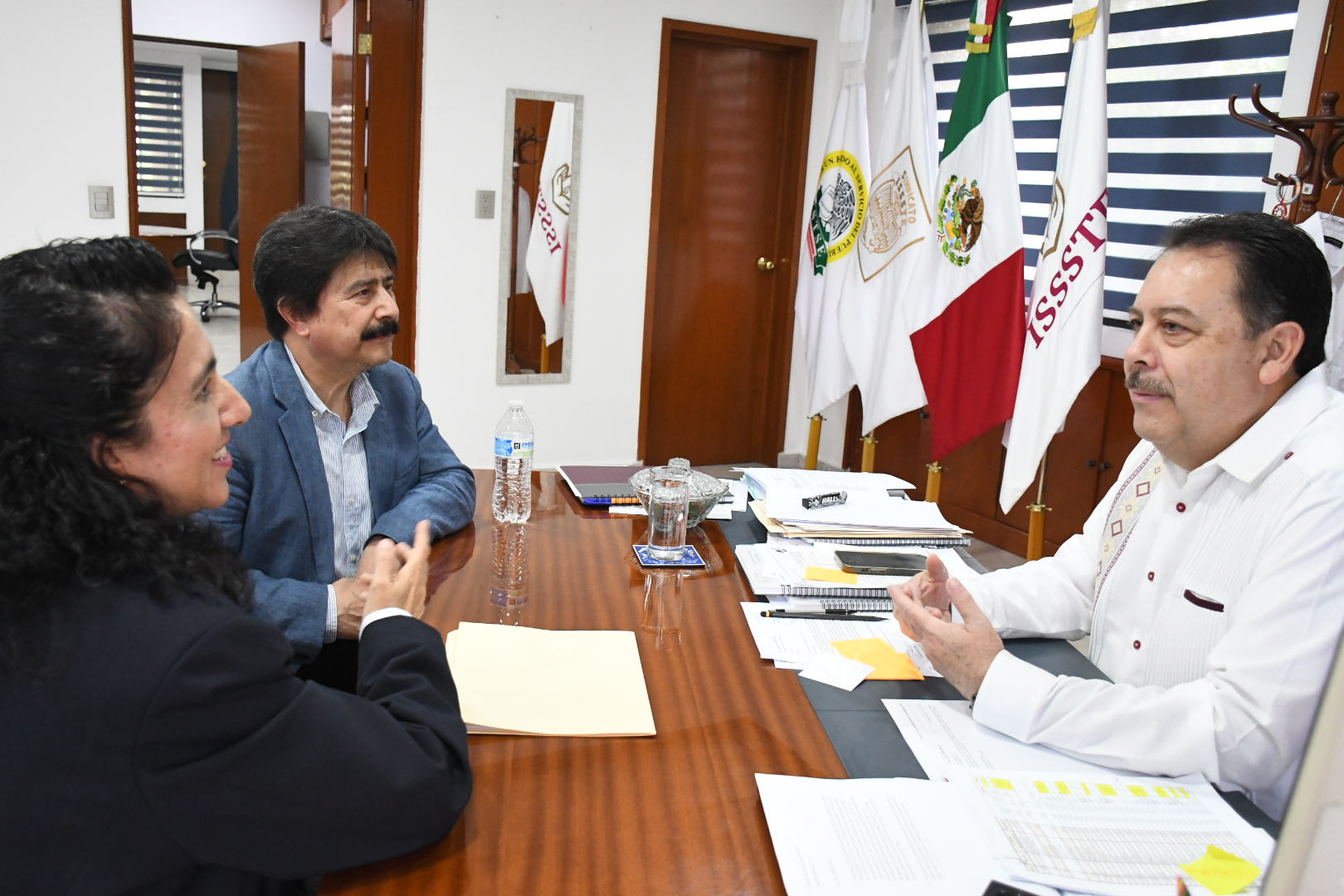 Visita de compañeras y compañeros dela Sección XVIII, Hidalgo