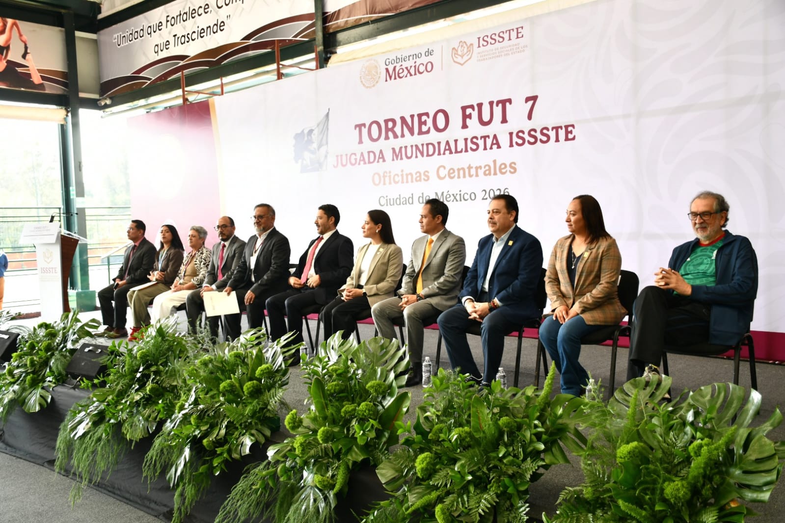 Inaguracion del Torneo Fut 7, "Jugada Mundialista ISSSTE", Centro Social, Cultural y Deportivo del SNTISSSTE 