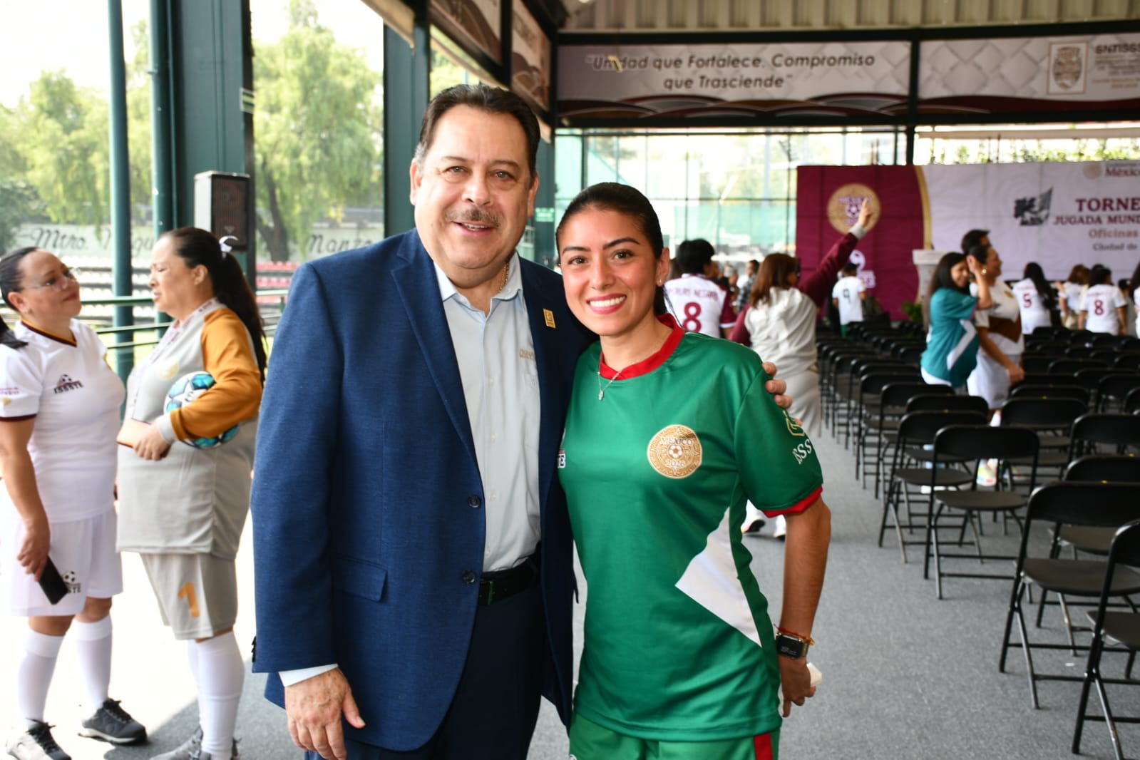 Inaguracion del Torneo Fut 7, "Jugada Mundialista ISSSTE", Centro Social, Cultural y Deportivo del SNTISSSTE 