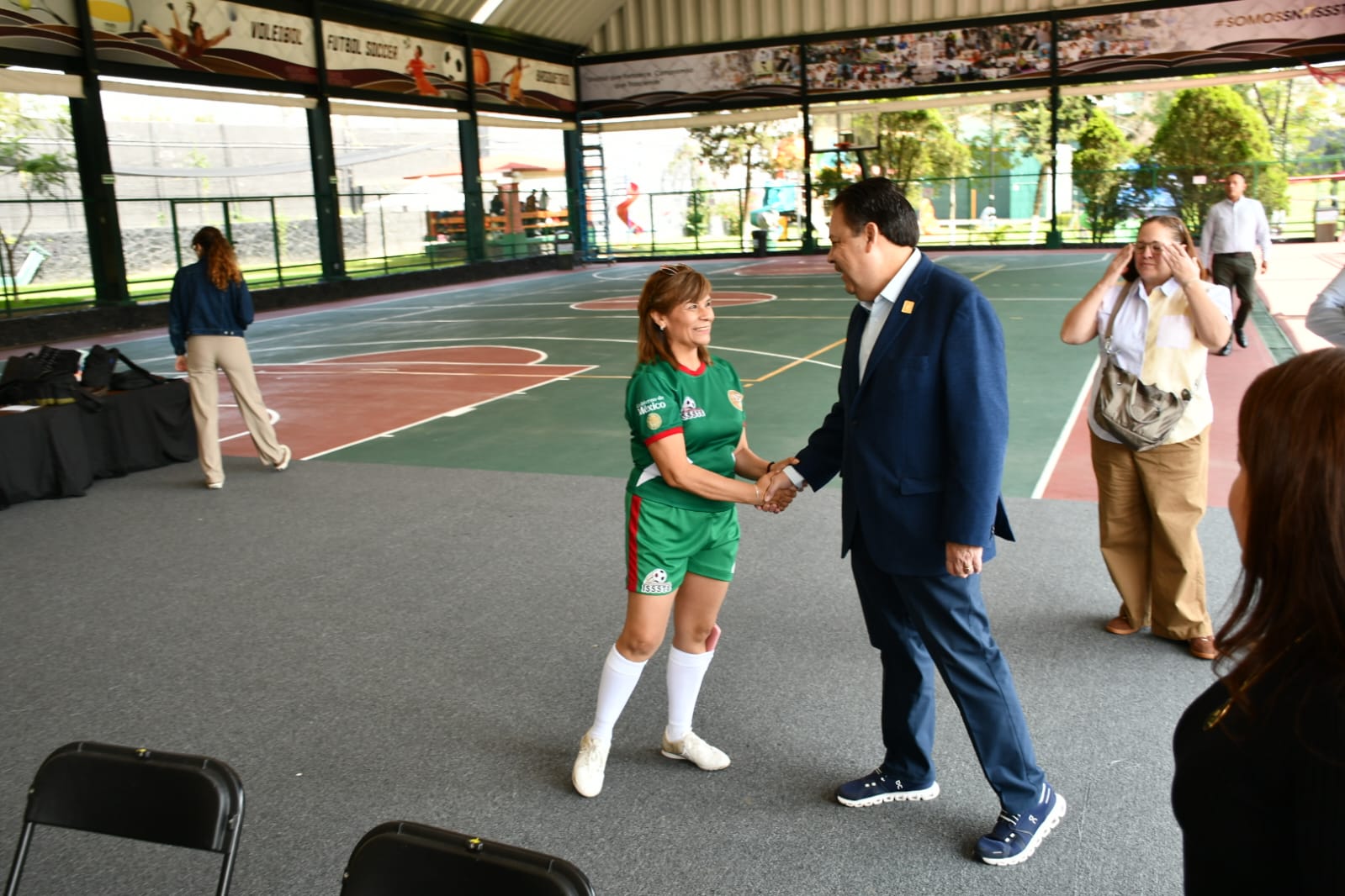 Inaguracion del Torneo Fut 7, "Jugada Mundialista ISSSTE", Centro Social, Cultural y Deportivo del SNTISSSTE 