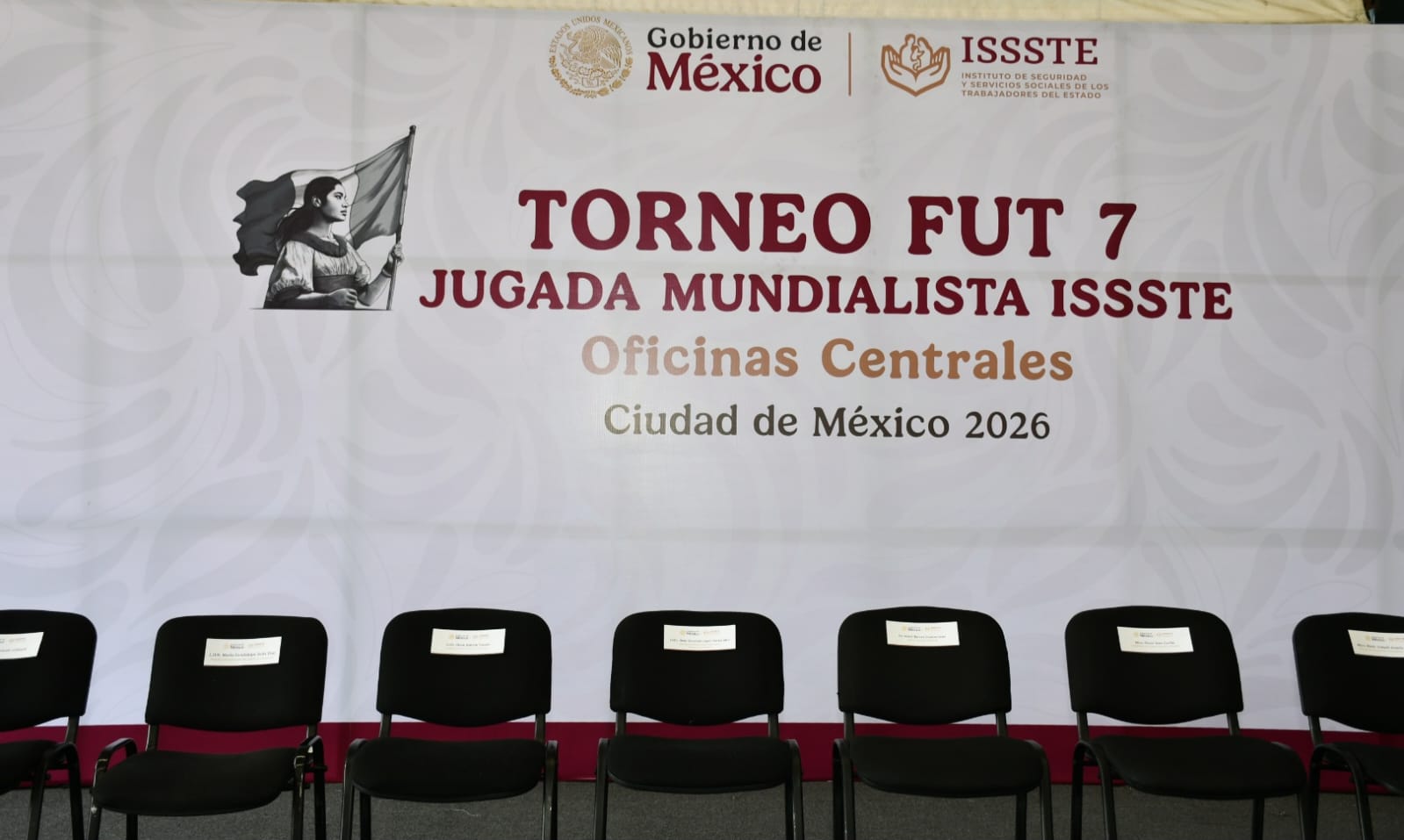 Inaguracion del Torneo Fut 7, "Jugada Mundialista ISSSTE", Centro Social, Cultural y Deportivo del SNTISSSTE 