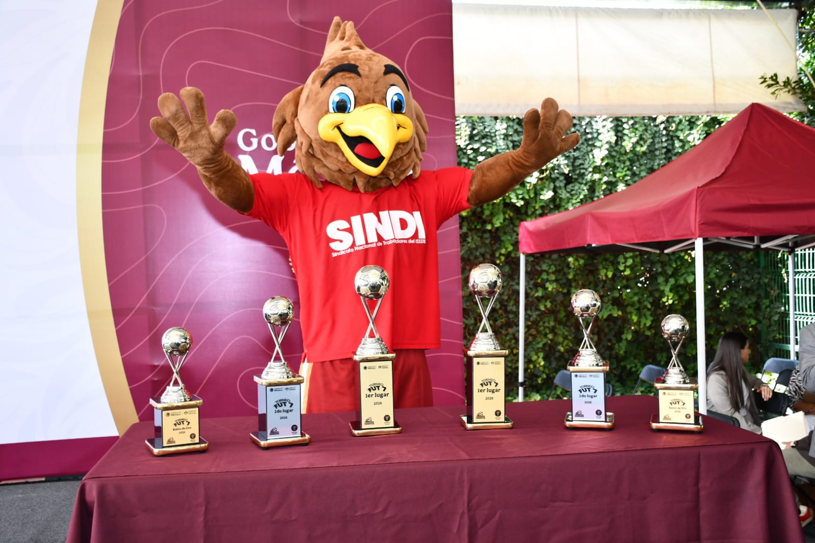 Inaguracion del Torneo Fut 7, "Jugada Mundialista ISSSTE", Centro Social, Cultural y Deportivo del SNTISSSTE 