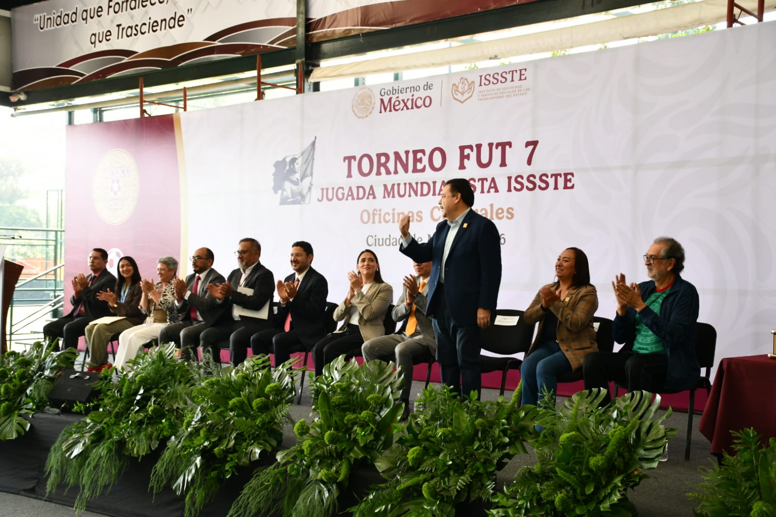 Inaguracion del Torneo Fut 7, "Jugada Mundialista ISSSTE", Centro Social, Cultural y Deportivo del SNTISSSTE 