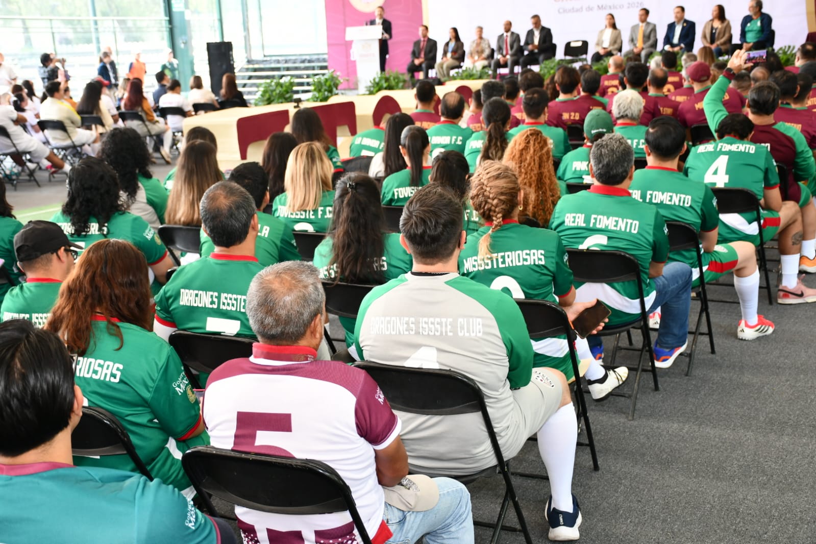 Inaguracion del Torneo Fut 7, "Jugada Mundialista ISSSTE", Centro Social, Cultural y Deportivo del SNTISSSTE 