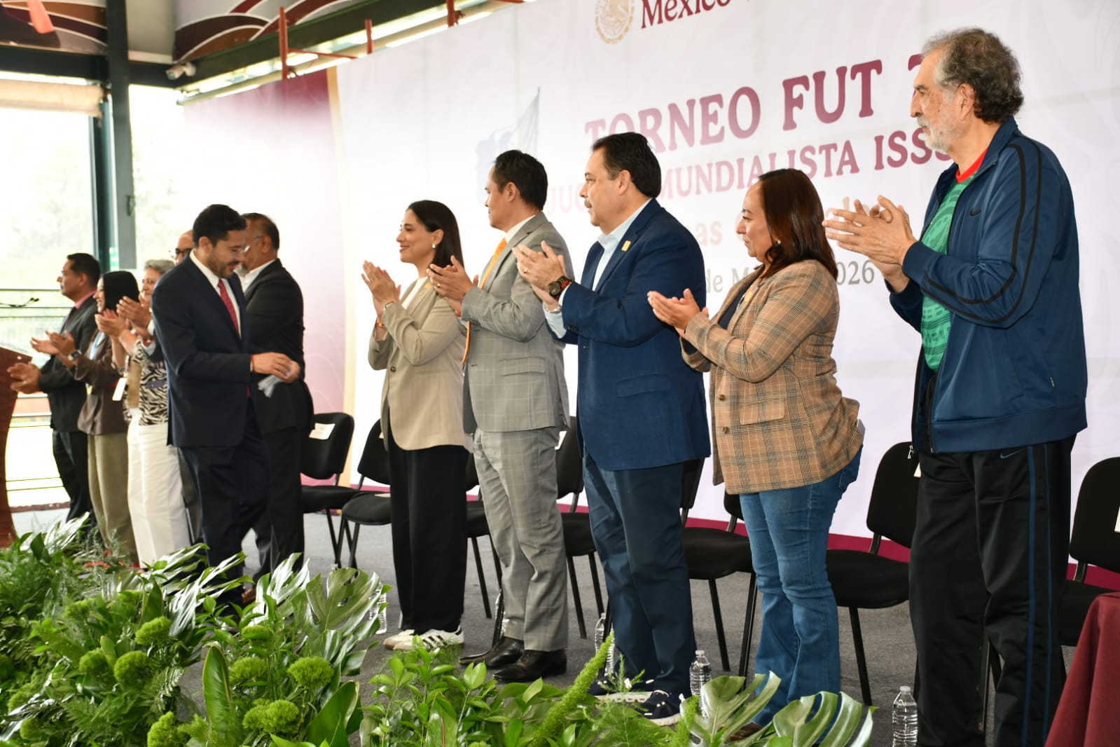 Inaguracion del Torneo Fut 7, "Jugada Mundialista ISSSTE", Centro Social, Cultural y Deportivo del SNTISSSTE 
