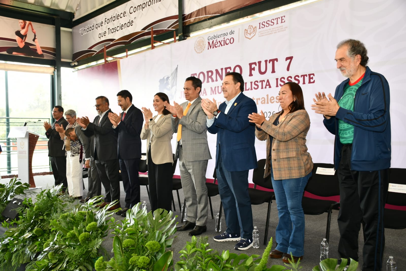 Inaguracion del Torneo Fut 7, "Jugada Mundialista ISSSTE", Centro Social, Cultural y Deportivo del SNTISSSTE 